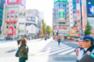 Shinjuku Tokyo City, soyut bulanıklık