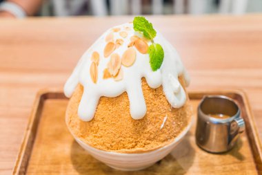 süt çay buz tıraş (bingsu) 