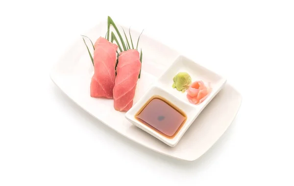 Sushi nigiri atún - estilo de comida japonesa —  Fotos de Stock