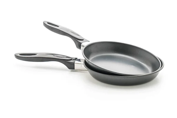 Frying pan isolated on white — Stock Photo, Image