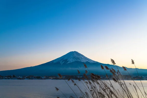 Montagna Fuji San al lago Kawaguchiko . — Foto Stock