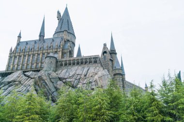 Osaka, Japonya - 21 Kasım 2016: Harry Potter ve büyücü dünya