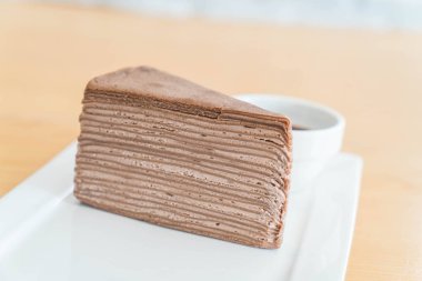 çikolatalı krep pasta