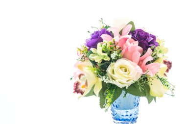 güzel buket çiçek vazosu