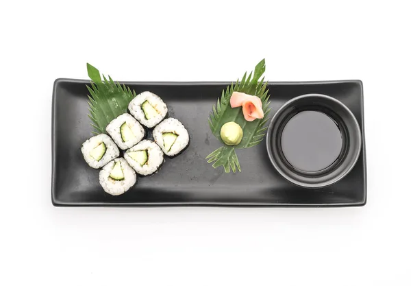 黄瓜寿司寿司-日本料理风格 — 图库照片