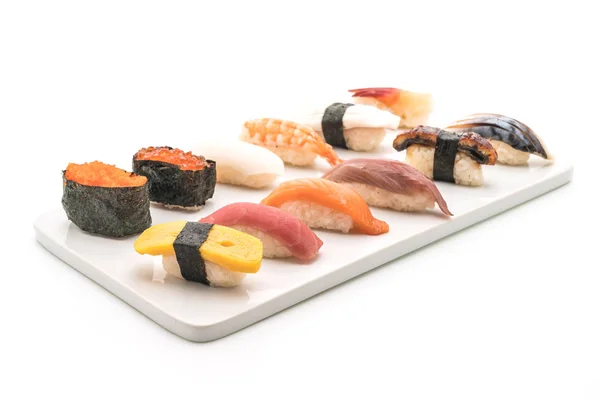Mixed sushi nigiri - japanese food style — Stock Photo, Image