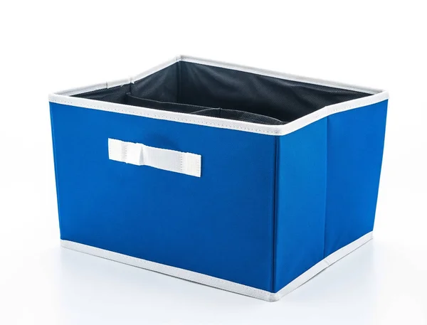 Μπλε ύφασμα κουτί — Φωτογραφία Αρχείου