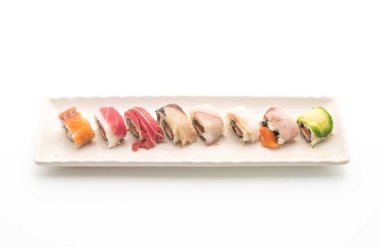karışık suşi roll - Japon gıda tarzı