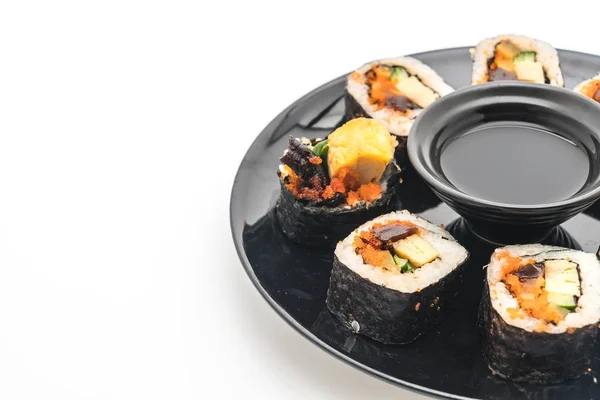 Sushi roll - japán élelmiszer-stílusban — Stock Fotó