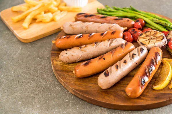 sebzeli ızgara sosis