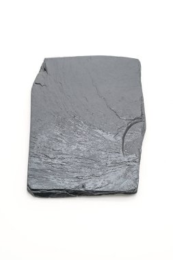 Beyaz arka plan üzerinde arduvaz levha