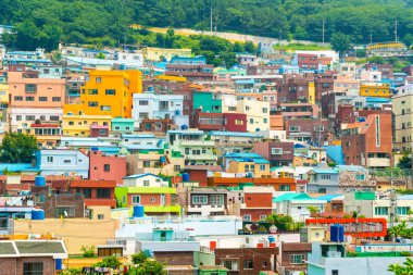 Gamcheon kültür Köyü Busan içinde güzel mimari