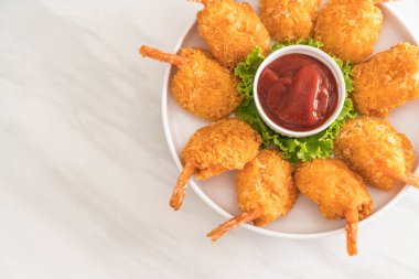 derin yağda kızartılmış karides