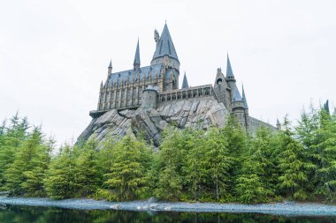 Osaka, Japonya - 21 Kasım 2016: Harry Potter ve büyücü dünya