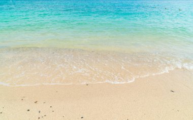 güzel tropikal plaj ve deniz manzara