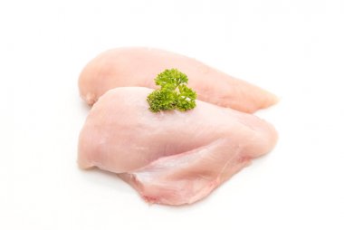 Taze çiğ tavuk filetosu.