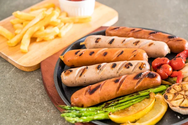 sebzeli ızgara sosis