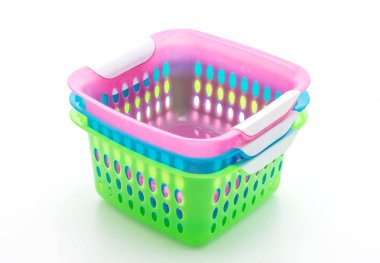 renkli plastik sepet 