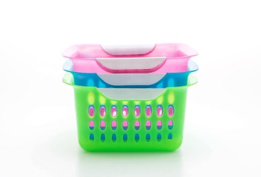 renkli plastik sepet 