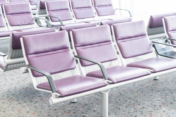 Empty seat in the airport — Stock Photo, Image