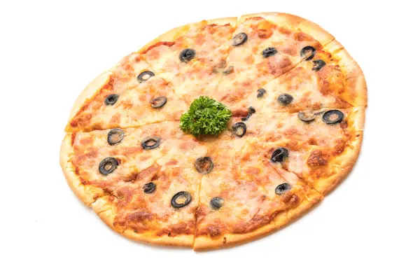 biberli pizza zeytin ile