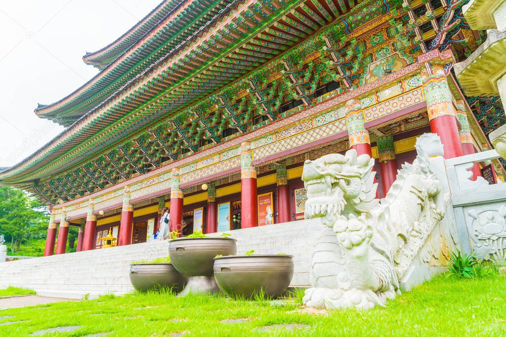 Yakcheonsa Temple in Jeju Island, South Korea
