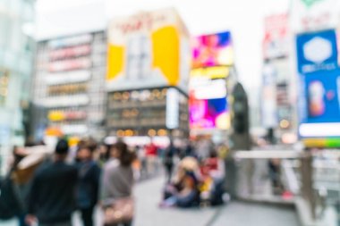 kalabalık insanlar Osaka street Market bulanıklık 
