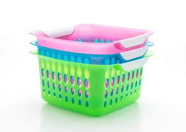 renkli plastik sepet 