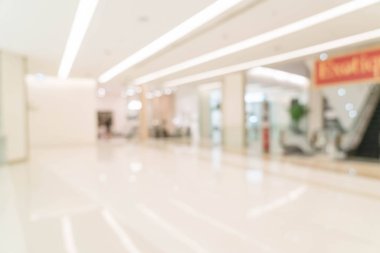 Lüks alışveriş merkezinde soyut bulanıklık