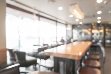 Kahve dükkanında soyut bulanıklık