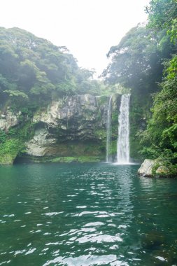 Jeju adasında Cheonjiyeon şelaleler