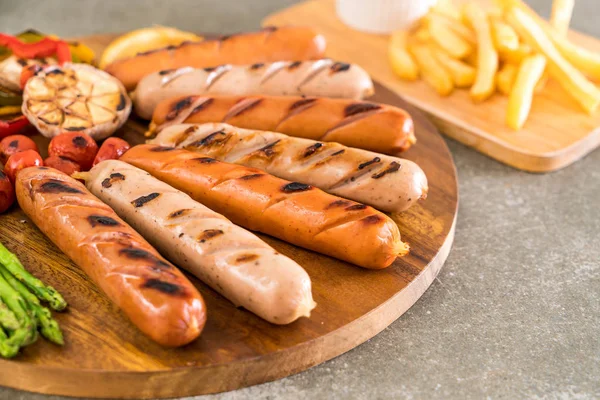 sebzeli ızgara sosis