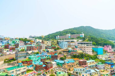 Gamcheon kültür Köyü Busan içinde güzel mimari