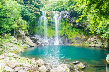 Jeju Isaland cheonjeyeon şelaleler