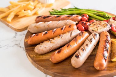 sebzeli ızgara sosis