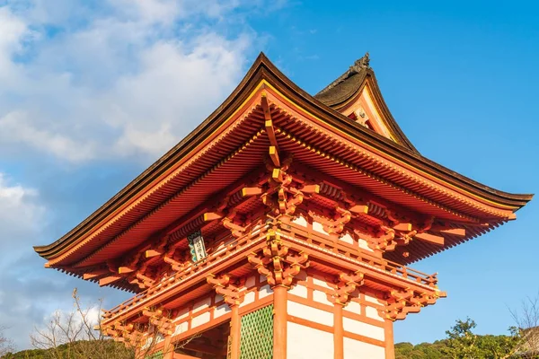 Gyönyörű építészeti Kiyomizu-dera Temple Kyoto,. — Stock Fotó