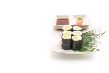 tatlı yumurta maki (tamago) - Japon gıda tarzı
