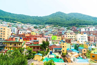 Gamcheon kültür Köyü Busan içinde güzel mimari