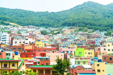 Gamcheon kültür Köyü Busan içinde güzel mimari