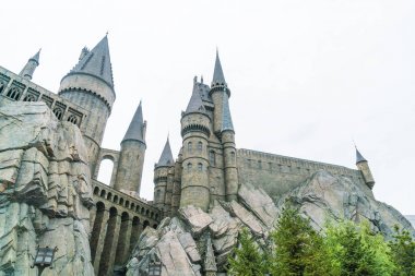 Osaka, Japonya - 21 Kasım 2016: Harry Potter ve büyücü dünya