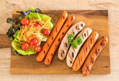 sebzeli ızgara sosis