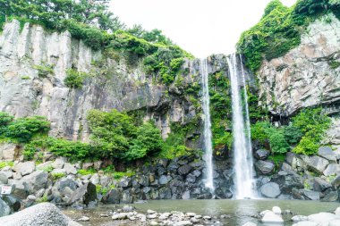 Jeongbang şelale jeju Adası