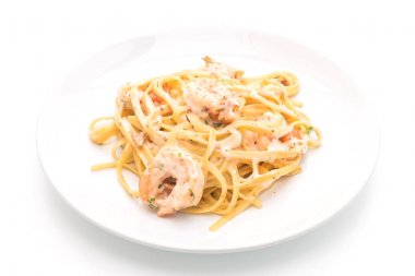 karides ile Fettuccini makarna