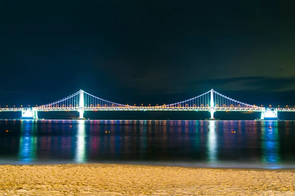 gwangan bridge with lighting