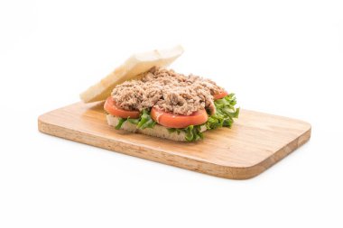 ton balıklı sandviç beyaz