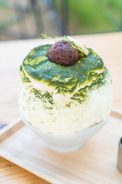 yeşil çay bingsu