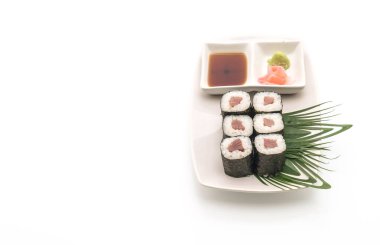  Red snapper maki sushi-Japon gıda tarzı