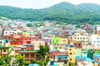 Gamcheon kültür Köyü Busan içinde güzel mimari