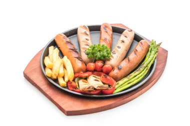 sebzeli ızgara sosis