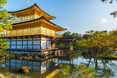 Kinkakuji Tapınağı (altın köşk güzel mimari)